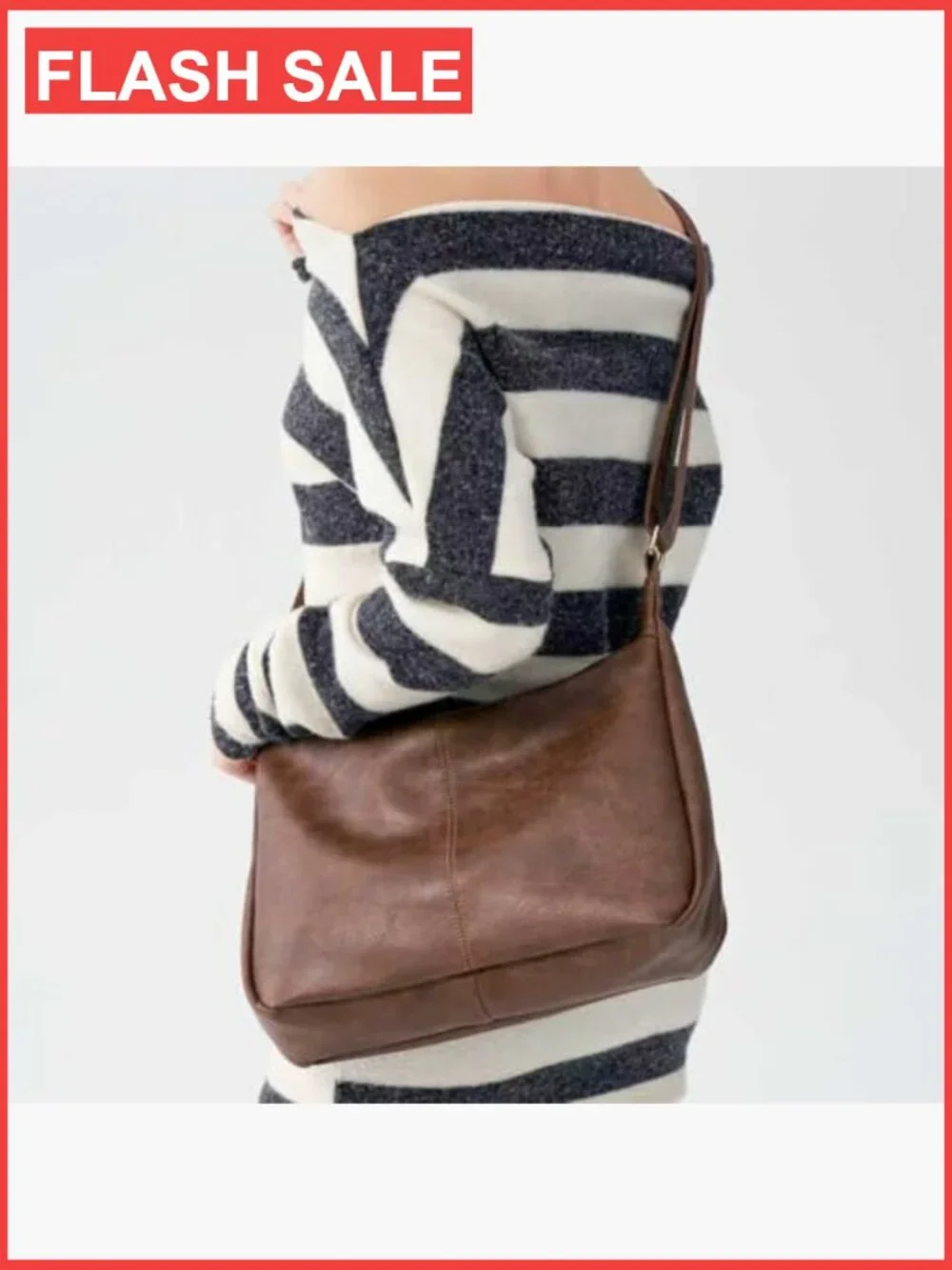 Ultra Soft Vegan Leather Hobo Bag, Foldable Shoulder Tote Purse for Women